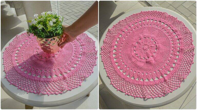 Toalha de Mesa em Crochê Urban: Aprenda a Criar essa Peça!