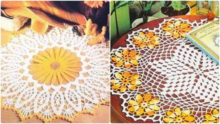 Toalhas de Mesa em Crochê: Beleza e Charme na Decoração com Dicas e Gráficos!