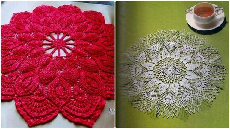 Crie os Mais Lindos e Únicos Centros de Mesa em Crochê com Gráficos!
