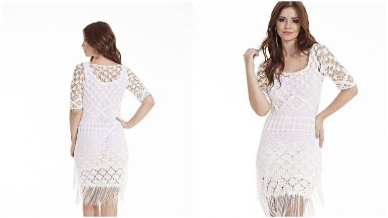 Vestido de Crochê Aline: Aprenda a Executar essa Peça Linda!