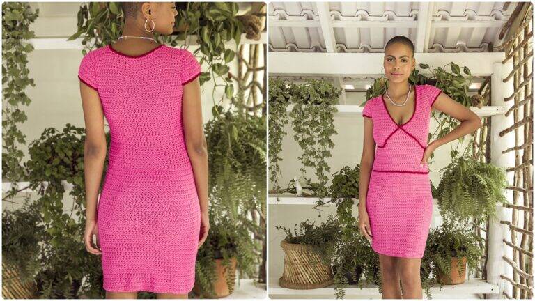 Vestido de Crochê Princesa: Peça Linda com Guia Completo!