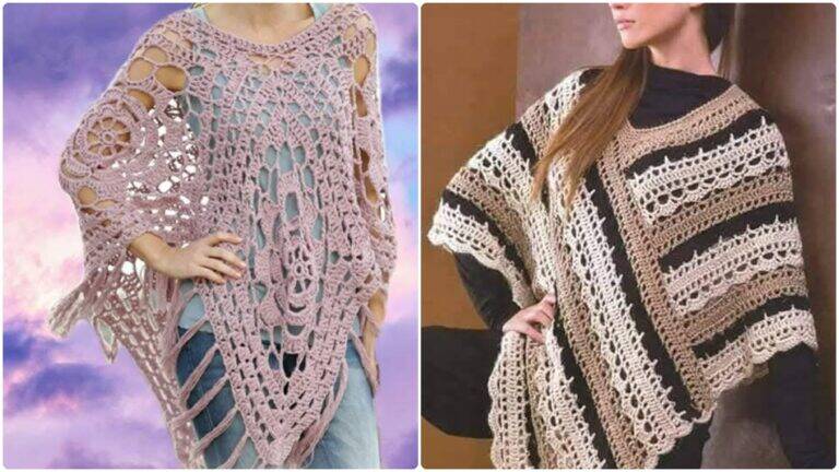 Xales de Crochê Lindíssimos: Reviva a Moda Vintage com Peças Estilosas!