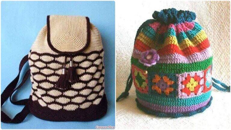 Veja as Mais Lindas Mochilas de Crochê para Você Criar!