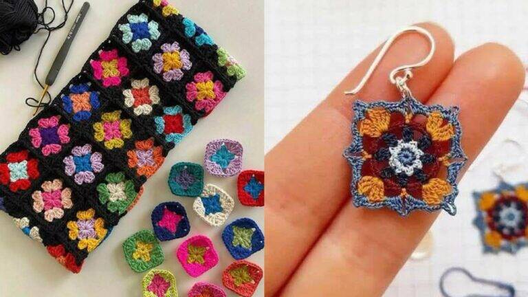 Mini Squares de Crochê: Guia Completo para Iniciantes