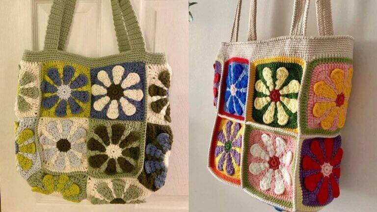 Bolsas Fáceis de Crochê com Square: Crie Peças Estilosas com Simplicidade