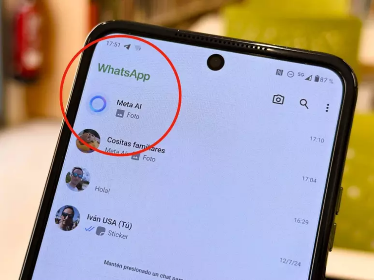 Se um Círculo Azul aparecer no seu WhatsApp, temos uma Boa e uma Má notícia