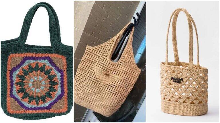 Bolsas de Crochê Moderno: Estilo Atual com Toque Artesanal