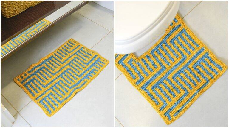 Jogo de Banheiro em Crochê Fascínio: Faça o Seu!