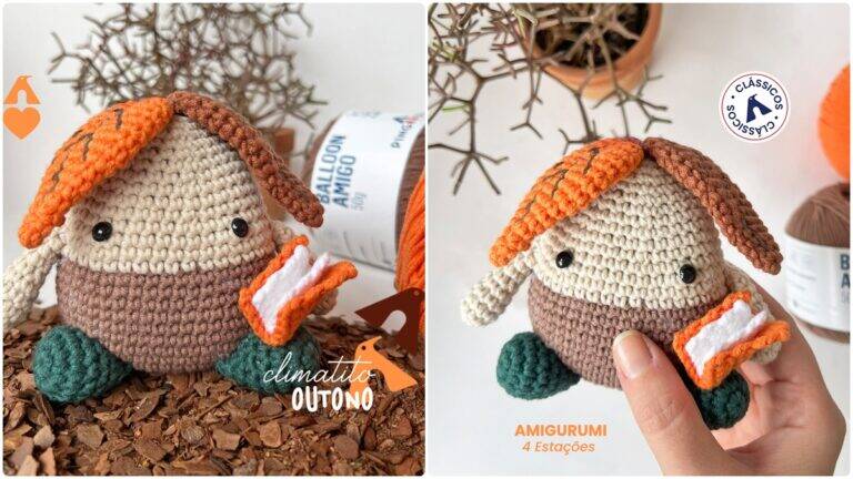 Amigurumi do Climatito Outono: Fofura em Cada Ponto!