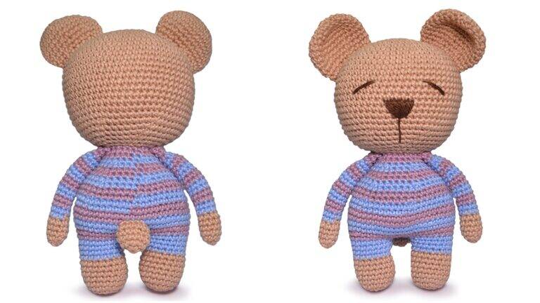 Amigurumi do Urso Billy Dorminhoco: Boneco Fofo e Divertido!