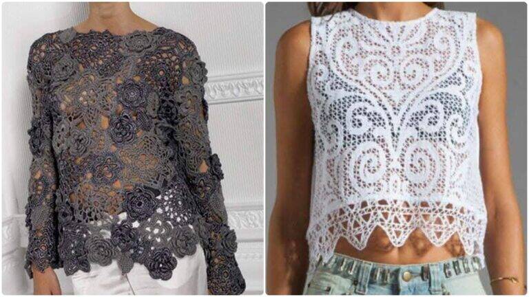 Blusas de Crochê: Elegância e Estilo Que Nunca Sai de Moda!