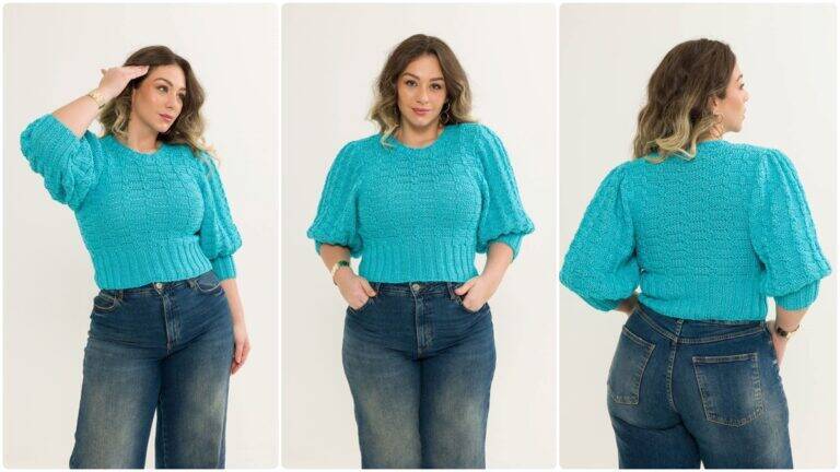 Blusa de Tricô Céu: Elegância e Conforto para Outono e Inverno!