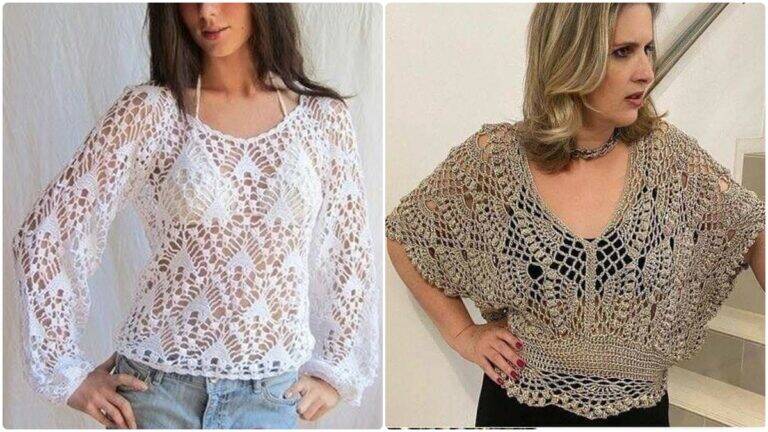Blusas de Crochê: Estilo, Conforto e Versatilidade!