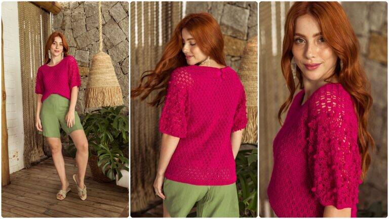 Blusinha de Crochê Pink: Aprenda a Fazer a Sua!