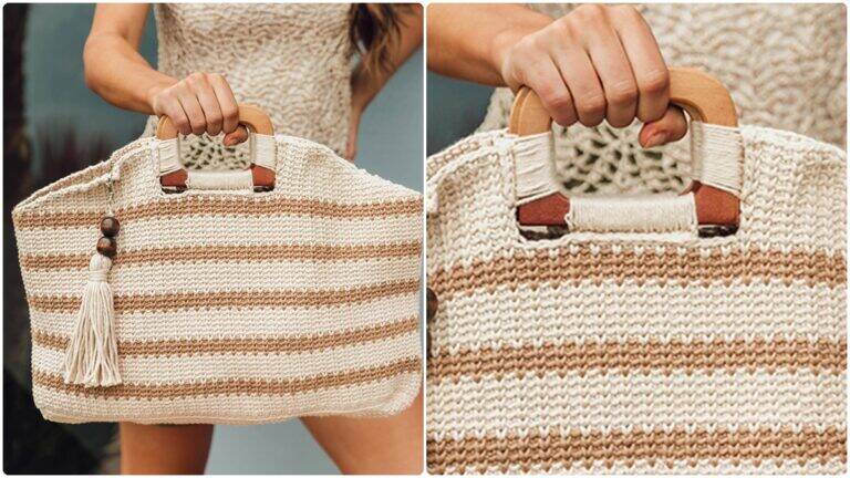 Bolsa de Crochê Degradê com Alça: Aprenda a Criar a Sua!