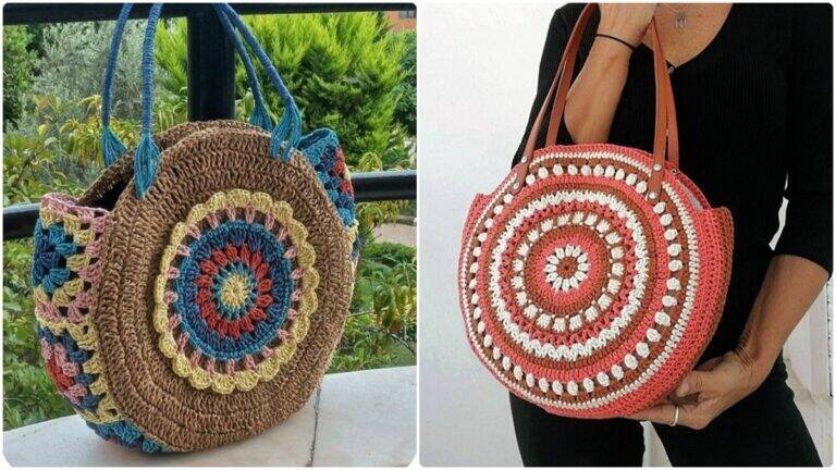 Bolsas de Crochê Redondas: Estilo e Originalidade!