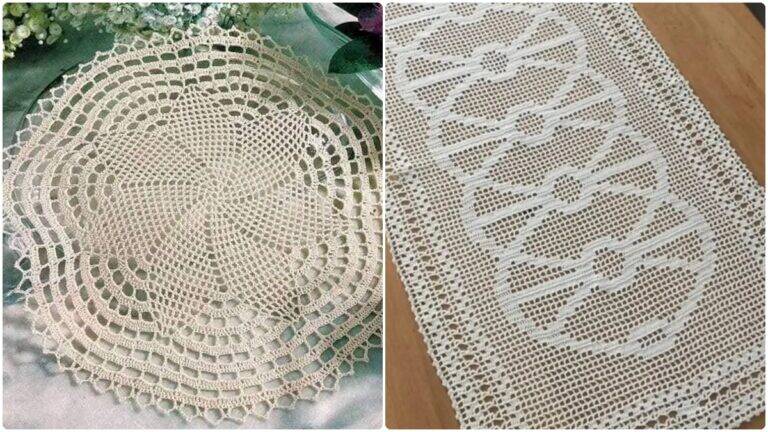 Centros de Mesa em Crochê: Beleza Artesanal que Transforma!