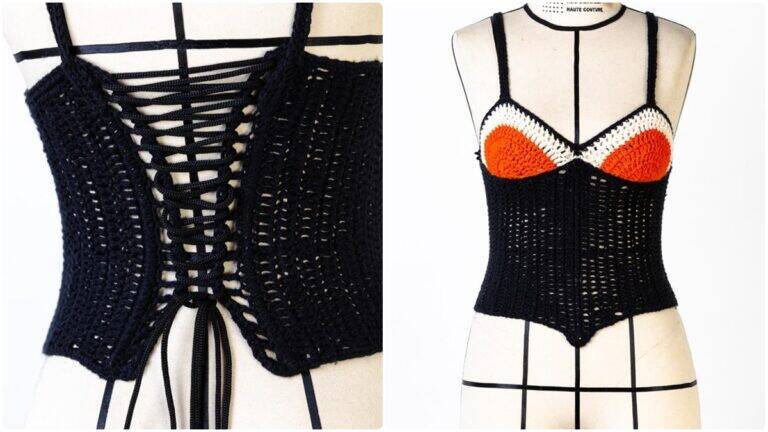 Corselet em Crochê Ponto Firme: Aprenda a Fazer o Seu!