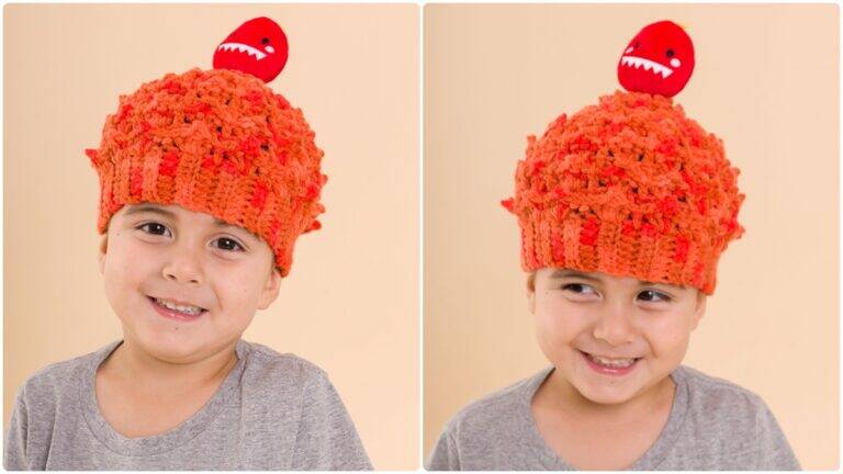 Gorro de Crochê Infantil Dino Léo: Guia Completo!