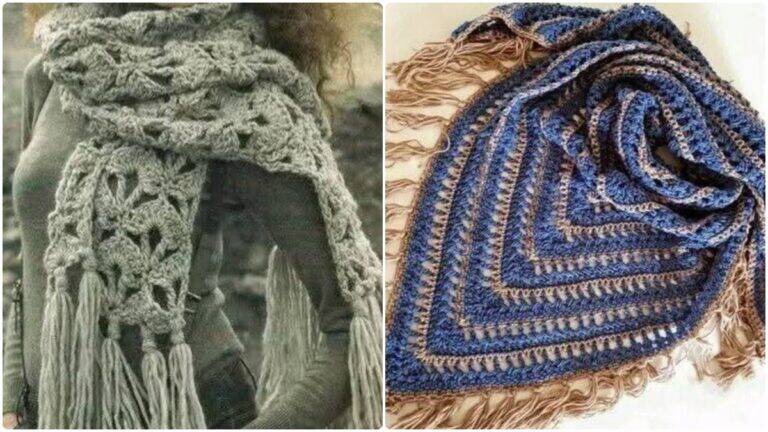 Pontos de Crochê Diferentes para Cachecóis e Lenços: Estilo e Conforto!