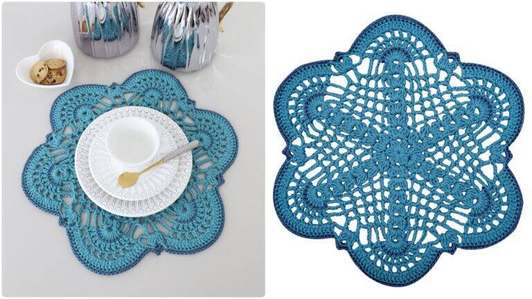 Sousplat de Crochê Turco: Um Modelo Lindo e Elegante!