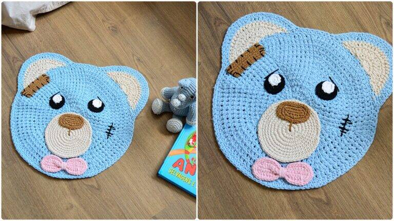 Tapete de Crochê Urso Azul-Bebê: Um Guia Completo!