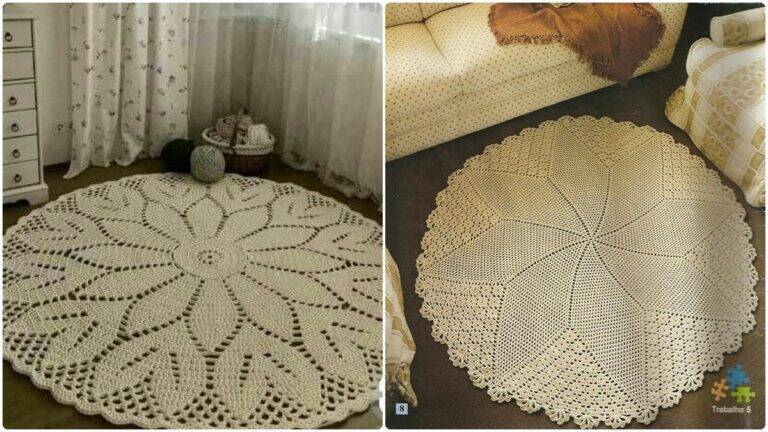 Tapetes de Crochê para a Sala: Conforto e Estilo no Artesanato!