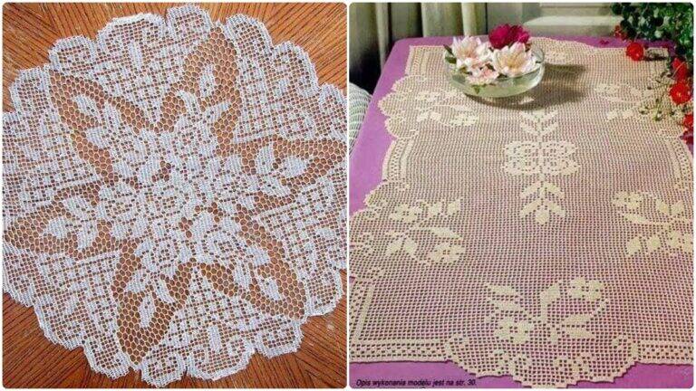 Toalhas de Mesa em Crochê: Beleza Atemporal para Decorar!