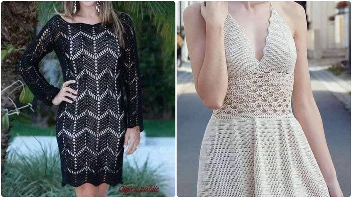 Crie vestidos de crochê únicos com gráficos e encante qualquer um!
