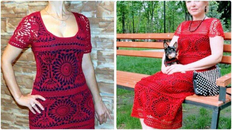 Vestidos de Crochê Vermelho: Peças Elegantes e Cheias de Amor!