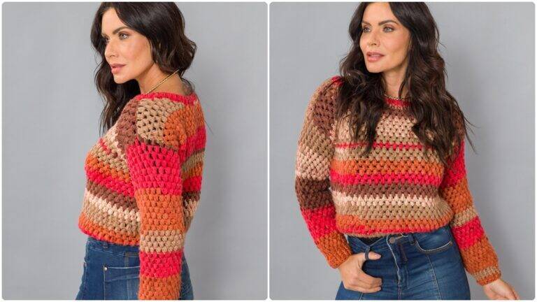 Blusa de Crochê Desejo: Veja essa Peça Linda e Crie Ela!