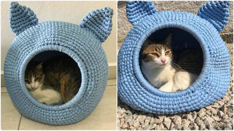 Toca de Gato Baby em Crochê: Fofura e Conforto para Eles!