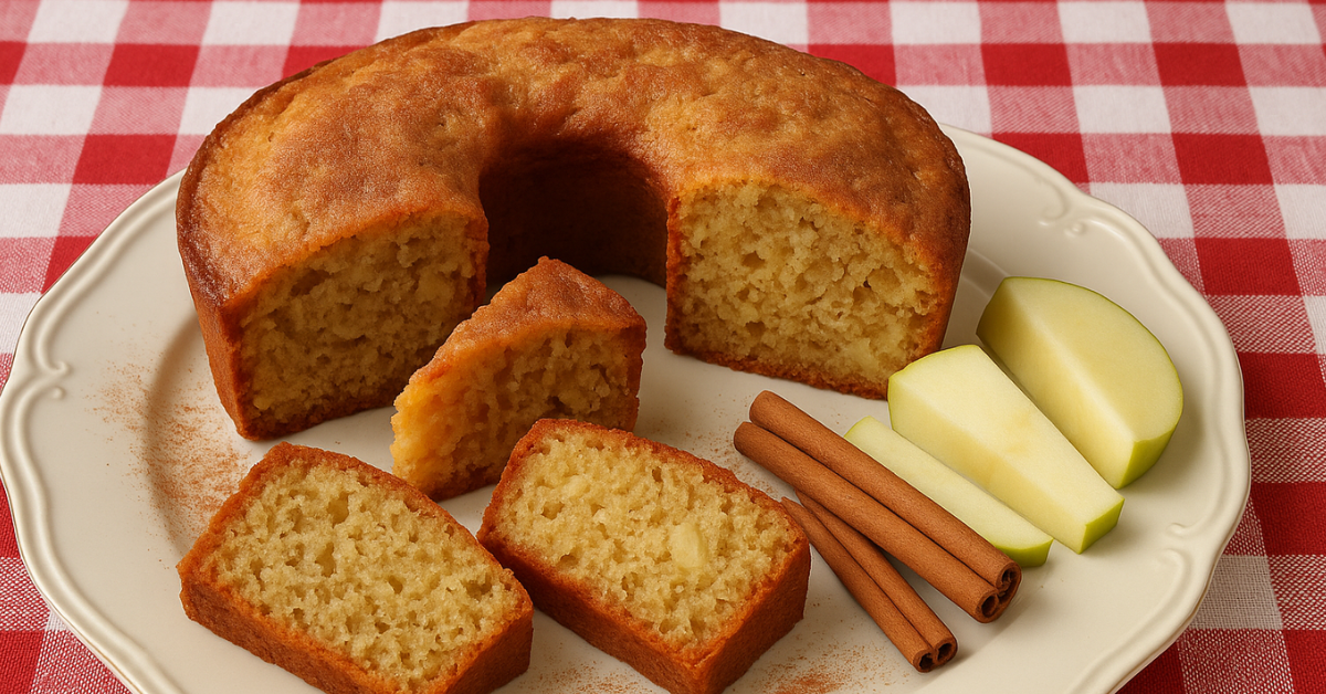 Receita de Bolo de Maçã com Canela Perfeito para Café da Manhã ou da Tarde!