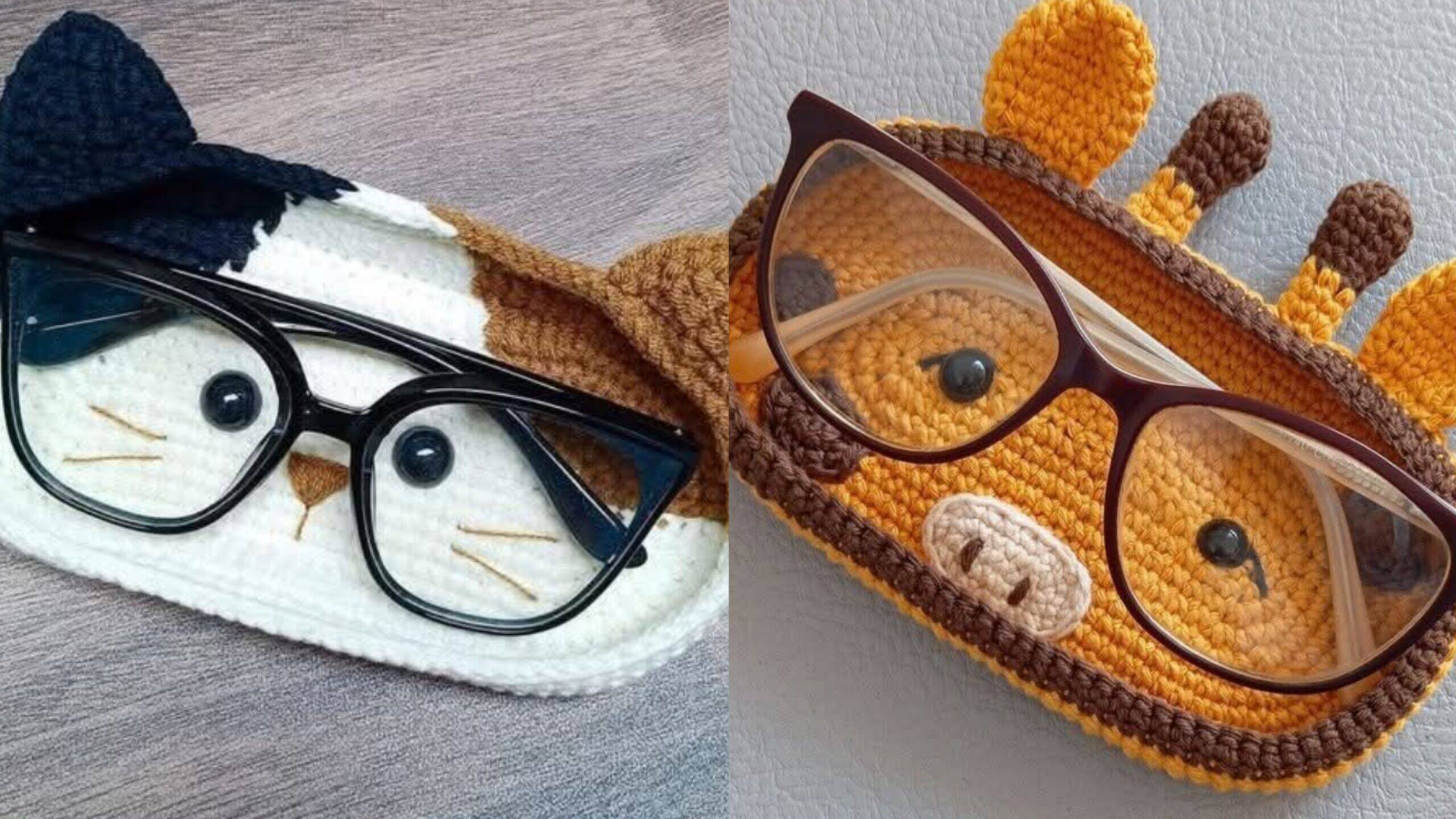 Porta Óculos Divertido de Crochê: Dê Vida ao Seu Acessório com Estilo