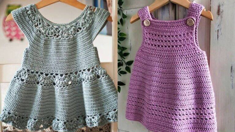 Vestidinhos de Crochê Infantil: Tendência Fofa que Encanta
