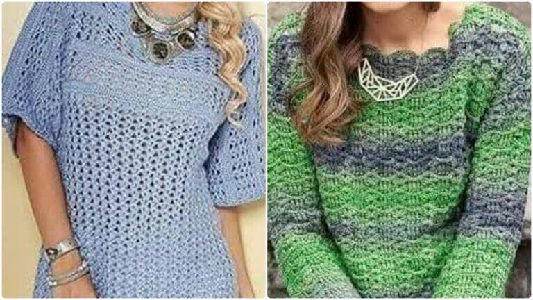 15 Blusas de Crochê: Estilo, Criatividade e Versatilidade!