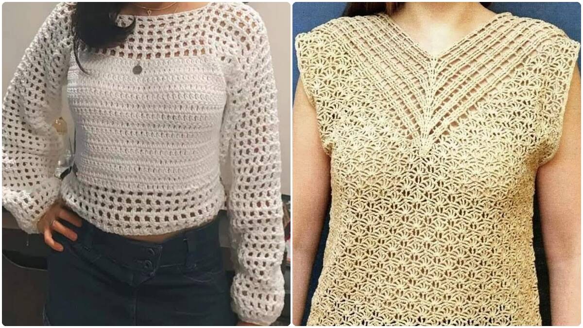 20 Blusas de Crochê: Conforto e Charme em Cada Ponto!