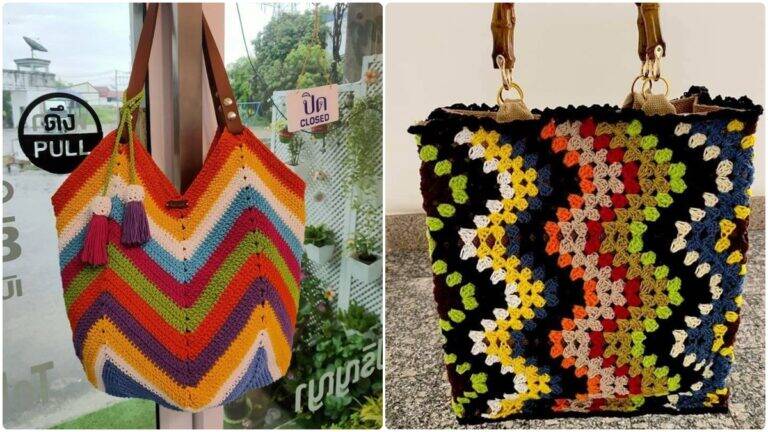 Bolsas de Crochê: Moda Charmosa para Todos os Estilos!