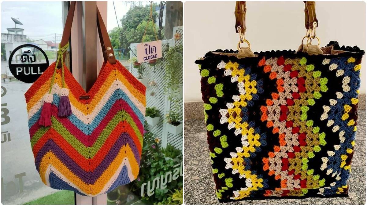 Bolsas de Crochê: Moda Charmosa para Todos os Estilos!