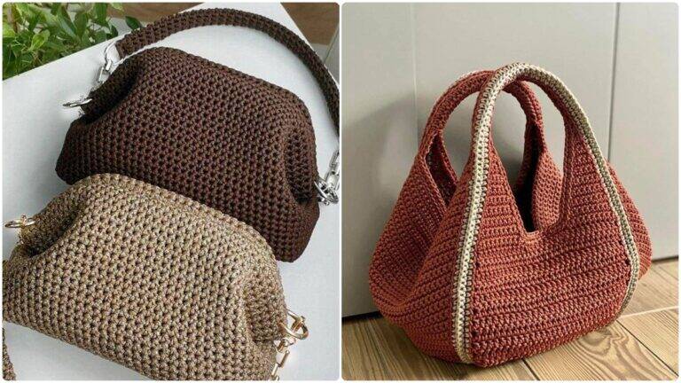 Bolsas de Crochê: Elegância e Funcionalidade Para o Dia a Dia!