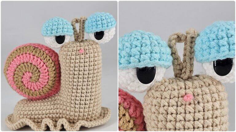 Amigurumi do Isluguie: Um Caracol Fofo e Divertido!
