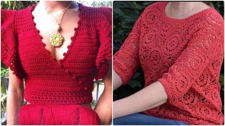 Blusas de Crochê: Charme, Elegância e Conforto em Cada Ponto!
