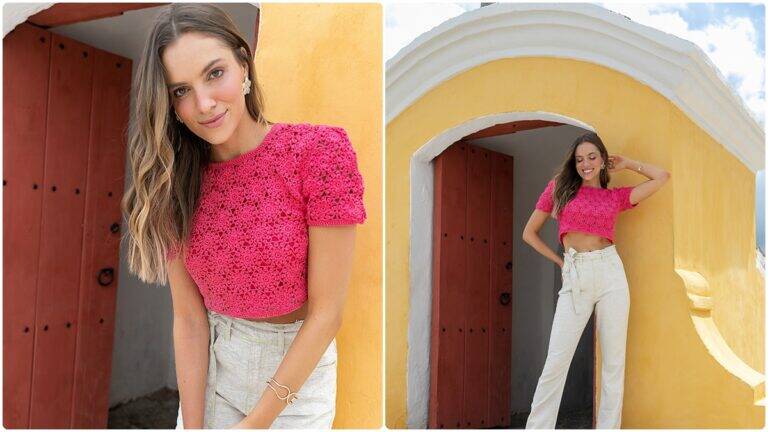 Blusa de Crochê Tulipa: Crie Uma Peça Fofa e Charmosa!