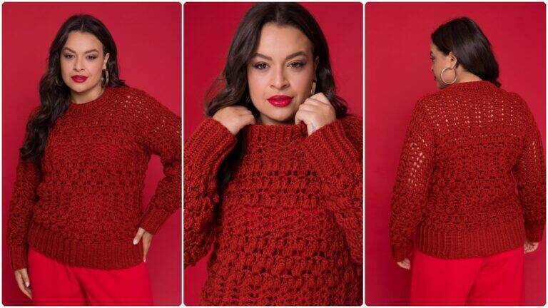 Blusa de Crochê Devoção: Uma Peça Linda e Apaixonante!