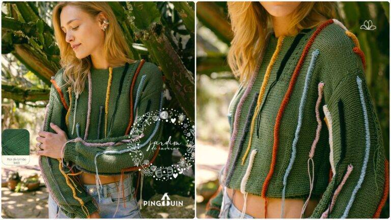 Blusa de Tricô Limão: Um Modelo Lindo e Exclusivo!