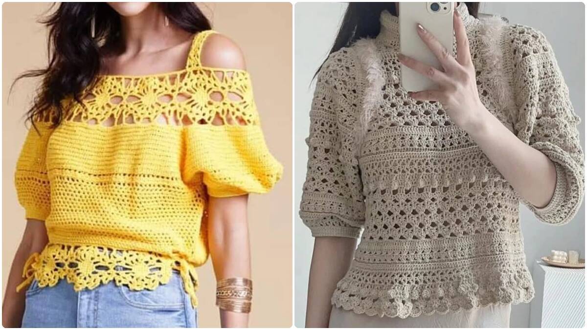 Blusas de Crochê: Estilo, Tradição e Oportunidade de Renda!