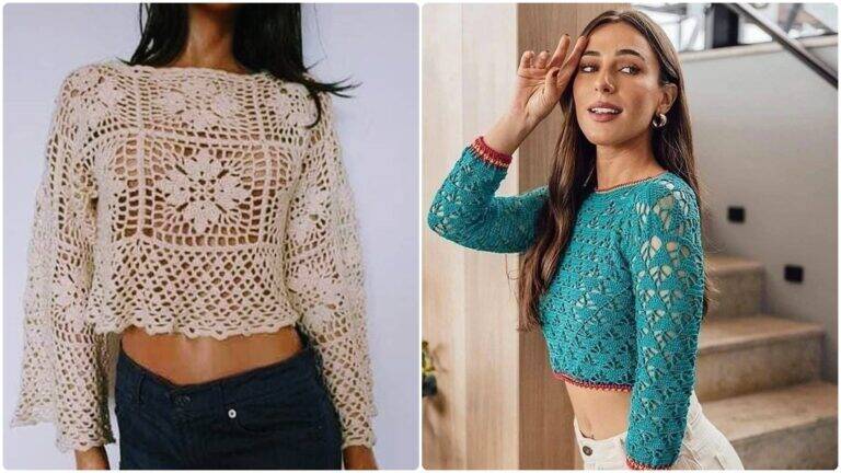 9 Blusas de Crochê: História, Estilo e Como Lucrar!