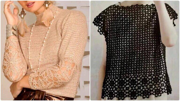 Blusas de Crochê: Versatilidade e Charme para Qualquer Ocasião!