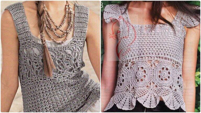 Blusas de Crochê: Peças Lindas Que Unem Estilo e Criatividade!
