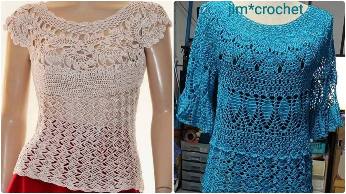 Blusas de Crochê: Elegância Artesanal para o Seu Guarda-Roupa!